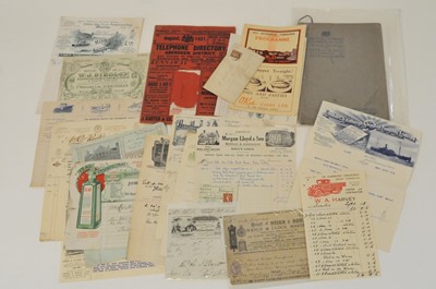 Lot 93 - EPHEMERA, a good collection including Aberdeen...