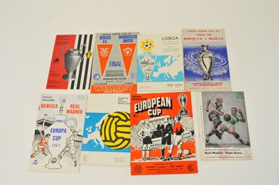 Lot 107 - EUROPEAN CUP FINALS 1956 (reprint) 1959, 1960,...