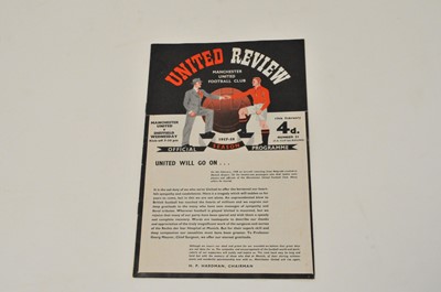 Lot 109 - MANCHESTER UNITED v SHEFFIELD WEDNESDAY, FA...