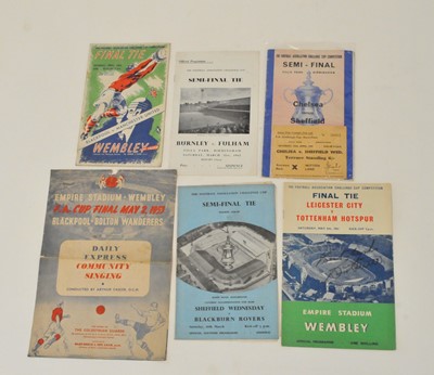Lot 113 - FA CUP FINAL, Blackpool v Manchester United...