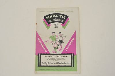 Lot 122 - FA CUP FINAL 1928, Blackburn Rovers v...