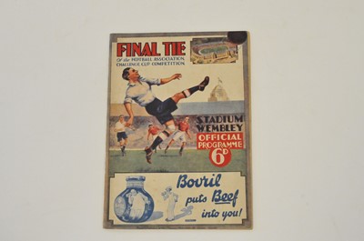Lot 126 - FA CUP FINAL 1932, Arsenal v Newcastle United
