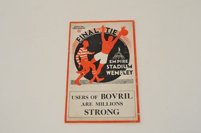 Lot 128 - FA CUP FINAL 1934, Portsmouth v Manchester City