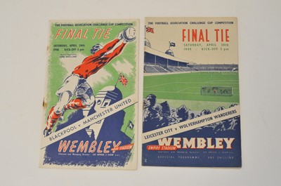 Lot 138 - FA CUP FINAL 1948, Blackpool v Manchester...