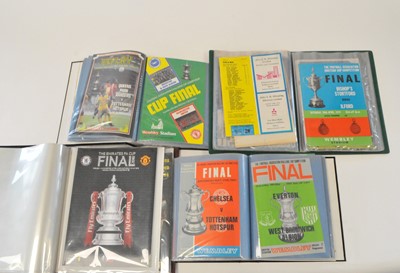 Lot 139 - FA CUP FINAL programmes 1950-1986. Includes...