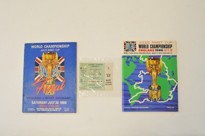 Lot 140 - WORLD CUP FINAL 1966, England v West Germany...