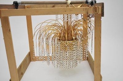 Lot 300 - A decorative modern ceiling chandelier, with...