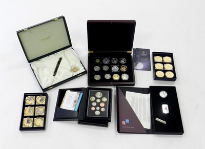 Lot 195 - A large collection of commemorative silver and cupro-nickel coinage