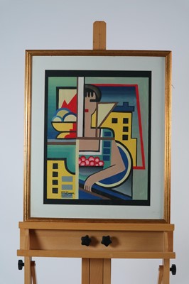 Lot 103 - Manner of Jean Metzinger, Abstract Composition