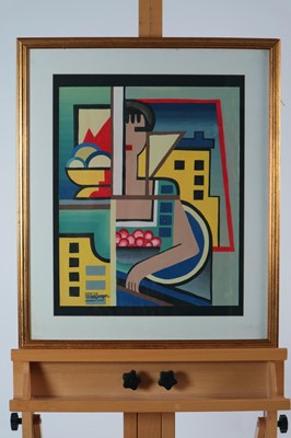 Lot 103 - Manner of Jean Metzinger, Abstract Composition