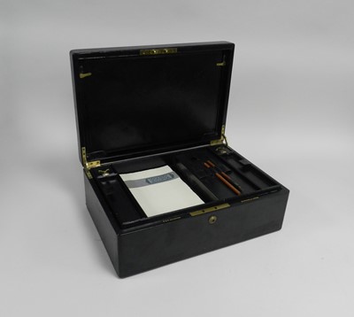 Lot 269 - A good Edwardian leather document case, the...