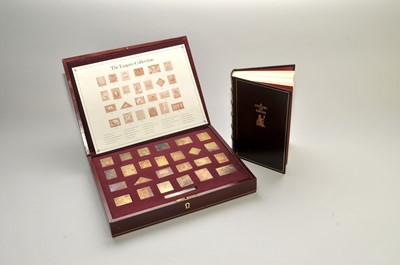Lot 92 - The Empire Collection of twenty-five silver gilt stamps