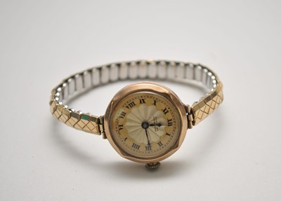 Lot 192 - A yellow metal Lady's wristwatch