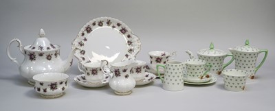 Lot 195 - Royal Albert 'Sweet Violet' and 'Hovis' tea services