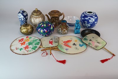 Lot 215 - A small collection of Japanese and Chinese...