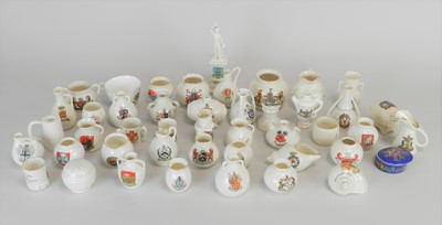 Lot 239 - An assorted collection of crested ware...