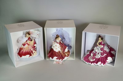 Lot 192 - A group of six Royal Doulton ladies, including...
