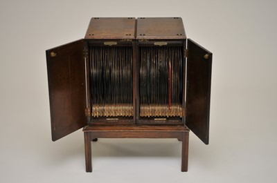 Lot 261 - A two-sectional early 20th century oak...