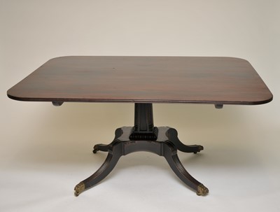 Lot 358 - A large 19th century mahogany breakfast table,...