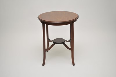 Lot 323 - An Edwardian Mahogany two-tier occasional...