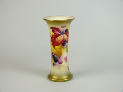 Lot 276 - A Royal Worcester vase painted by Kitty Blake