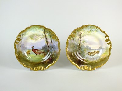Lot 281 - A pair of Royal Doulton cabinet plates