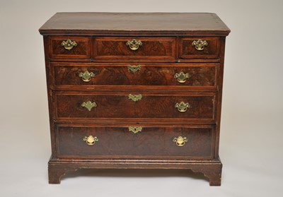 Lot 317 - A 19th century mahogany chest of drawers, the...