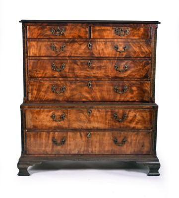 Lot 441 - A good mid-18th century figured mahogany...