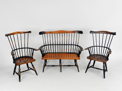 Lot 465 - Three model or apprentice chairs, of...