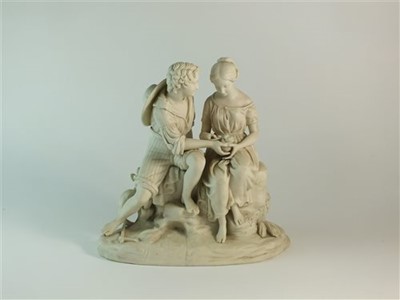 Lot 261 - Two Copeland parian groups