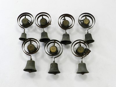 Lot 343 - A selection of country house servant's bells...