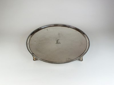 Lot 7 - A George III silver salver
