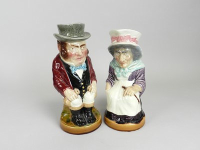 Lot 298 - Two Sarreguemines toby jugs