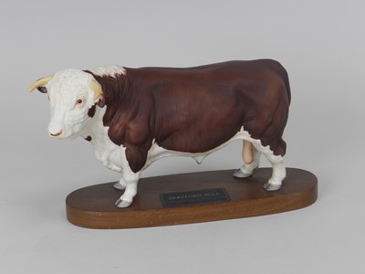 Lot 266 - Beswick Connoisseur Model of a 'Hereford Bull'