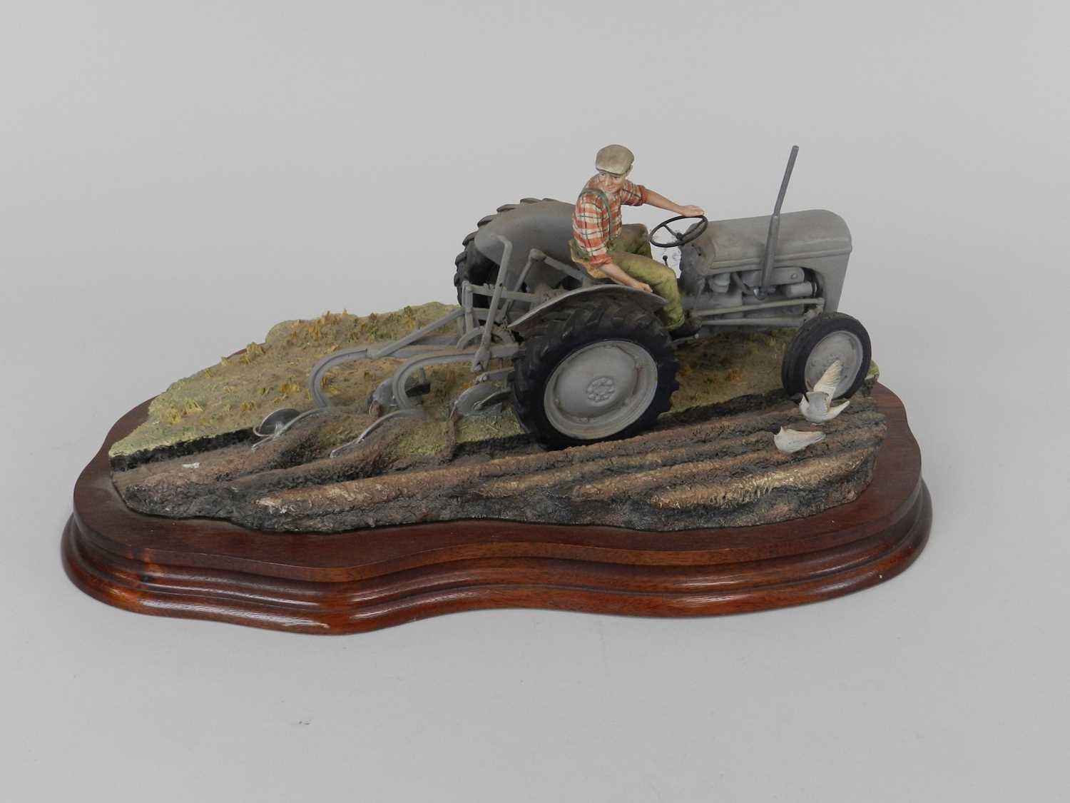 Lot 269 - Border Fine Arts 'The Fergie' (Tractor Ploughing)
