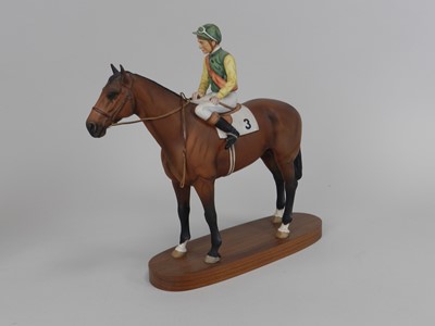 Lot 271 - Beswick Connoisseur Horse 'Nijinsky - Lester Piggott Up'