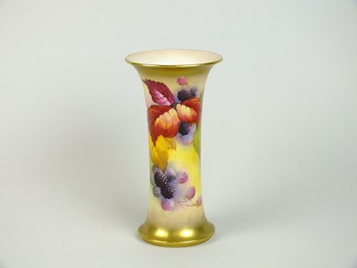 Lot 299 - Royal Worcester vase painted by Kitty Blake