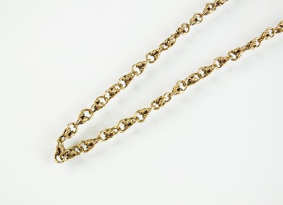 Lot 73 - A 9ct gold chain