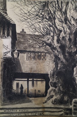 Lot 232 - Wilfred Owen (British 1893-1918) Watercolour of Oswestry