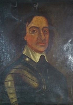 Lot 143 - After Adriaen Hannemann, Portrait of Oliver Cromwell