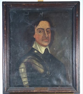 Lot 143 - After Adriaen Hannemann, Portrait of Oliver Cromwell