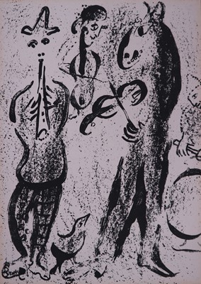 Lot 105 - After Marc Chagall (Russian-French 1887-1985), Les Saltimbanques
