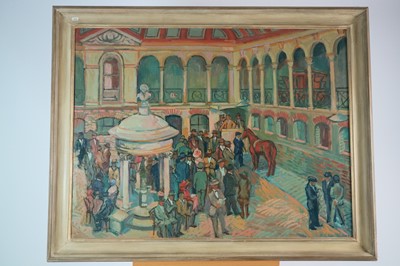 Lot 85 - A.E. Broadbent (British 20th Century), Horse Market