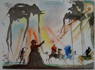 Lot 97 - Salvador Dali (Spanish 1904-1989), Four Lithographs from Biblia Sacra