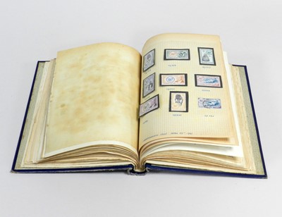 Lot 196 - A stamp album with Commonwealth including South Africa