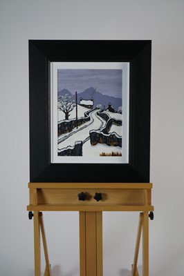 Lot 21 - David Barnes (Welsh Contemporary) Winter in Gwynedd