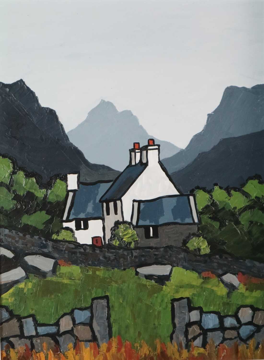 Lot 88 - David Barnes (Welsh Contemporary) Snowdon Cottage