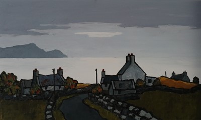 Lot 147 - David Barnes (Welsh Contemporary) Towards Holy Island