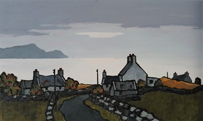 Lot 147 - David Barnes (Welsh Contemporary) Towards Holy Island