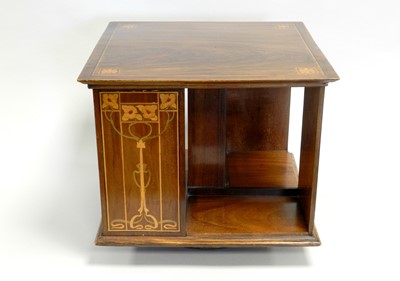 Lot 468 - An Edwardian inlaid, mahogany Art Nouveau...